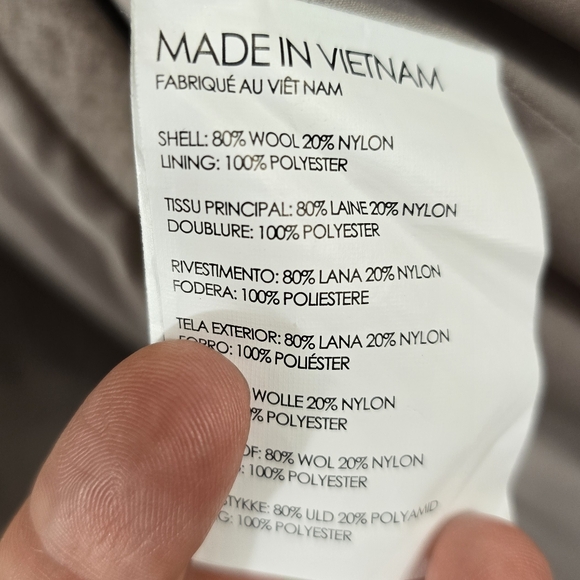 Club Monaco Daylina Almond Trench Coat Jacket - Picture 9 of 11